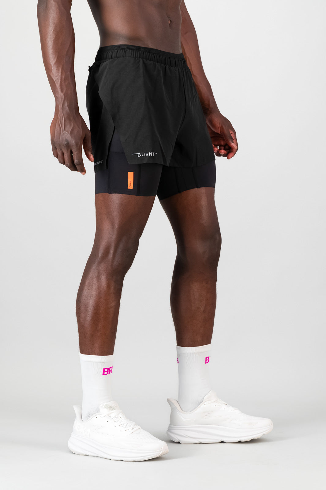 SprintRacer Men's 2-in-1 Pro Shorts - Black