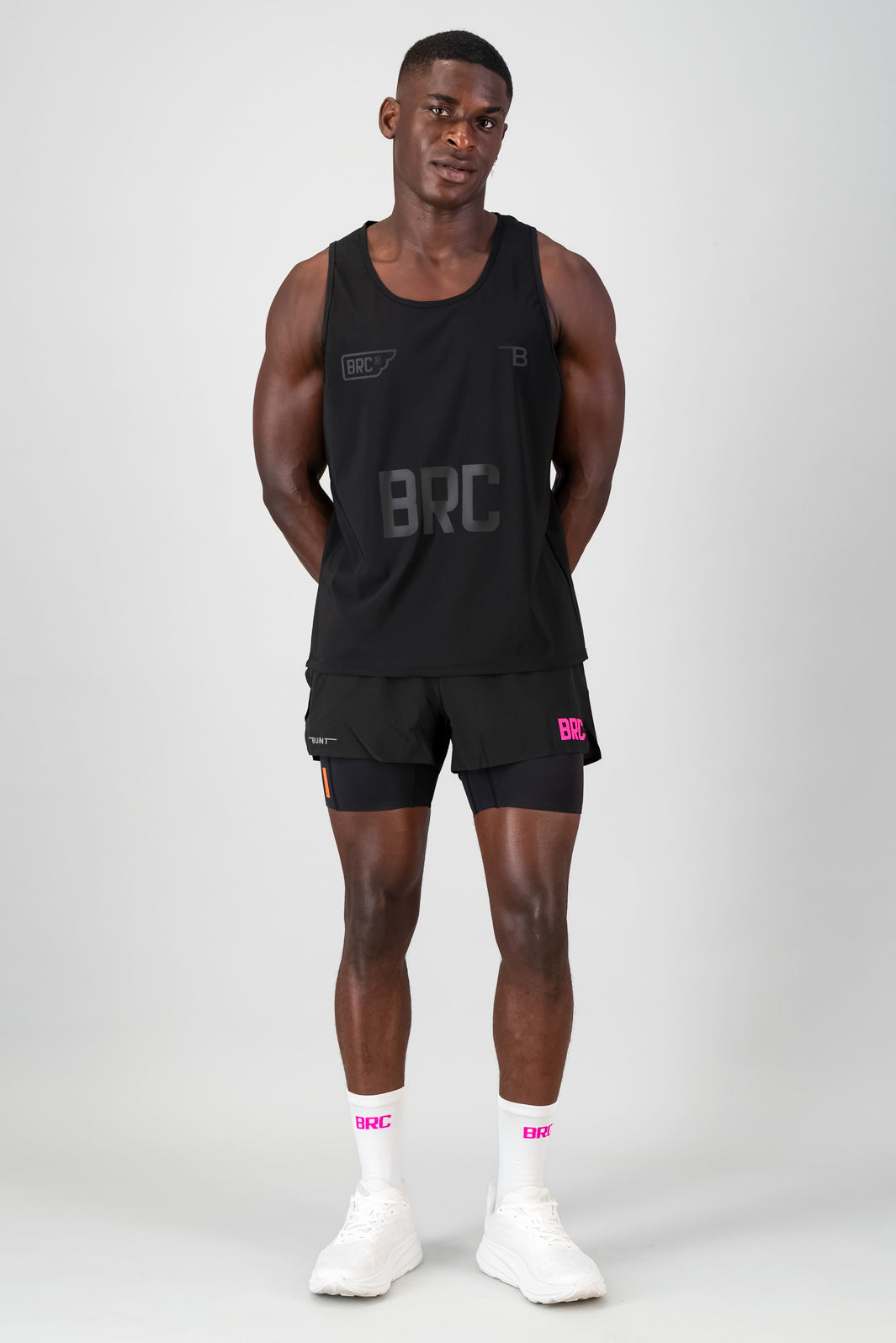 SprintRacer Men's 2-in-1 Pro Shorts - Black