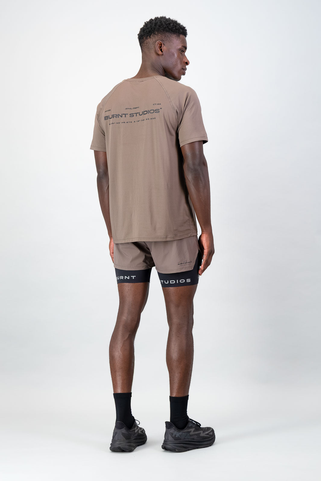 Fundamental Active Tee - Brown