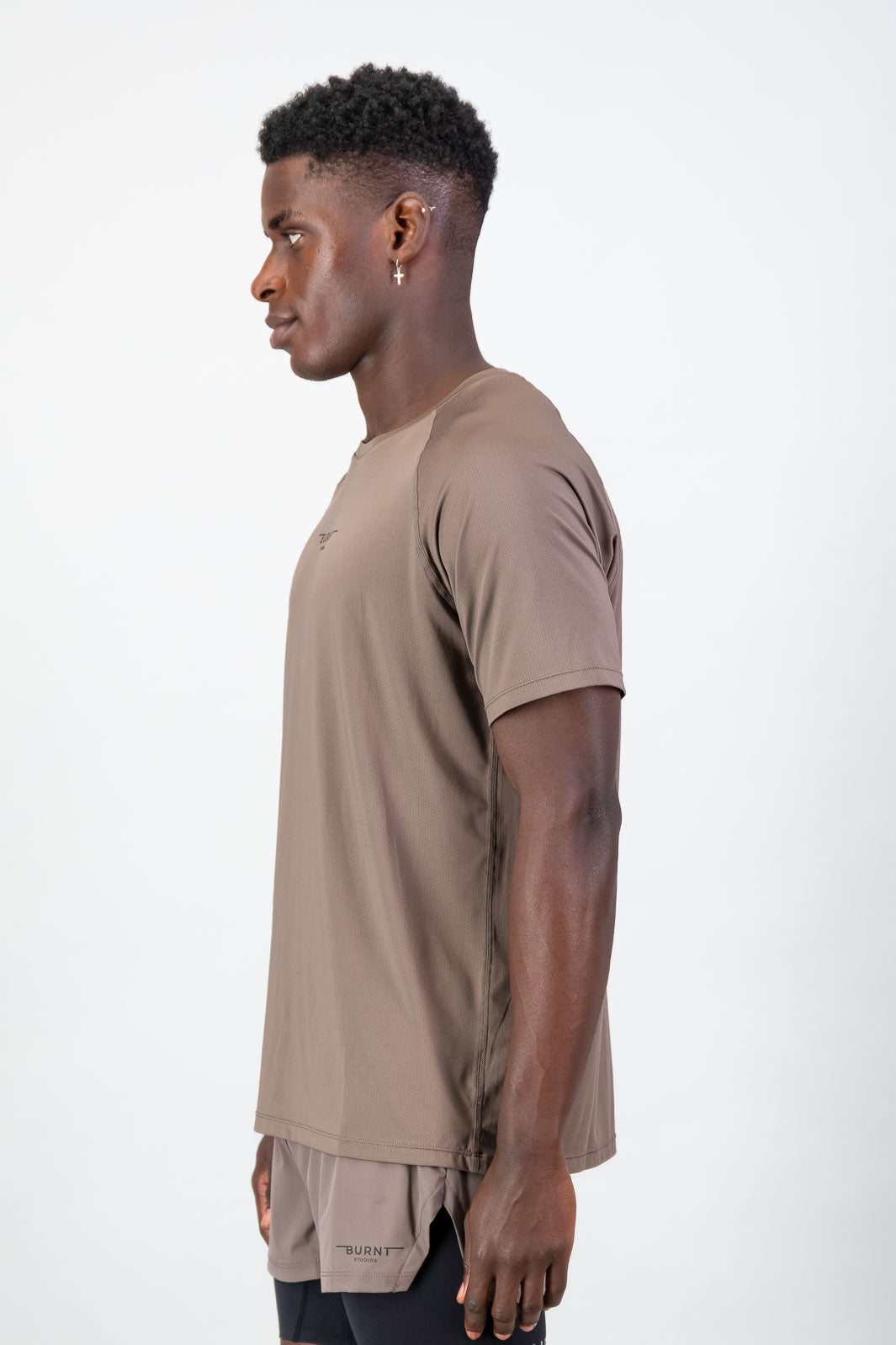 Fundamental Active Tee - Brown