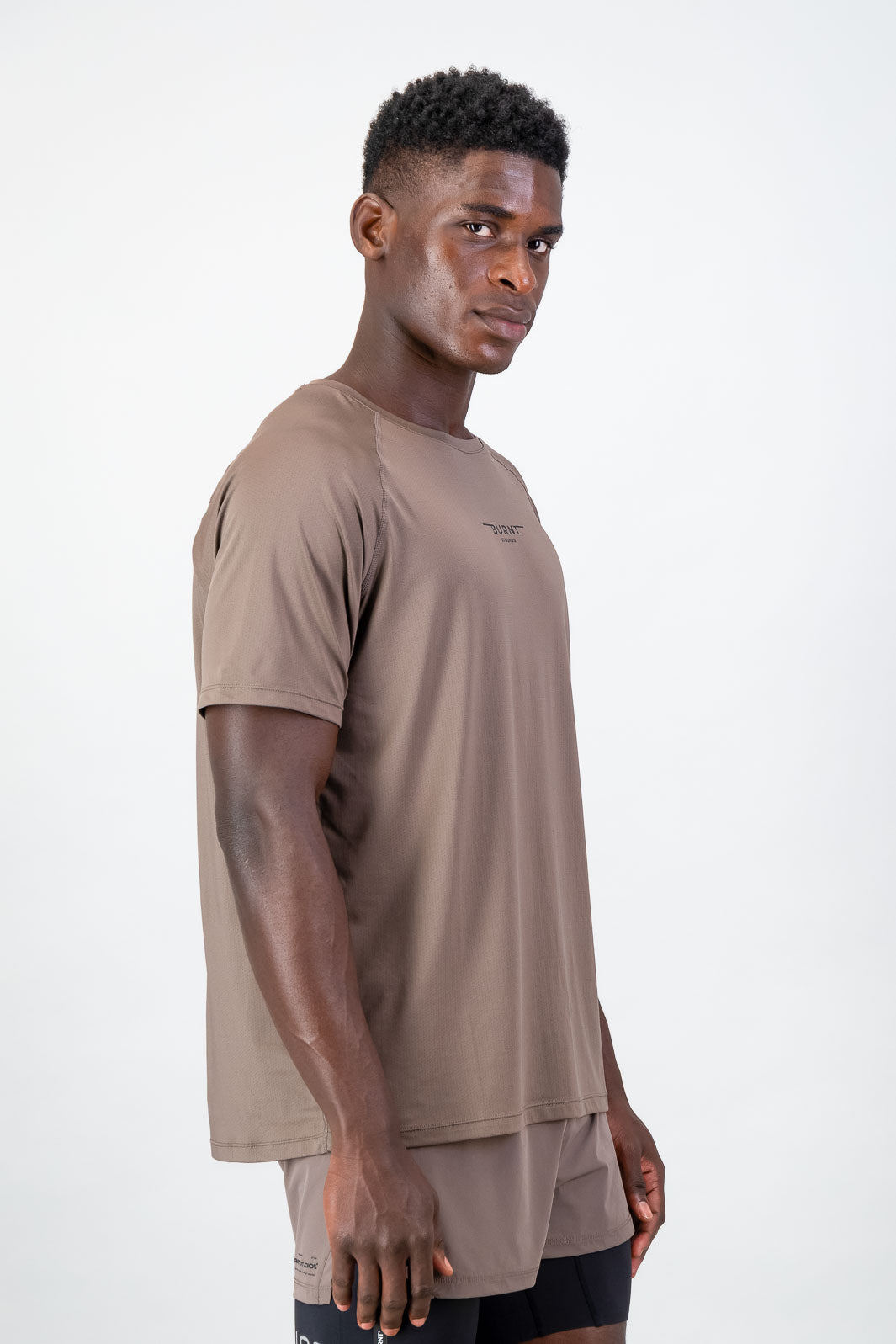Fundamental Active Tee - Brown