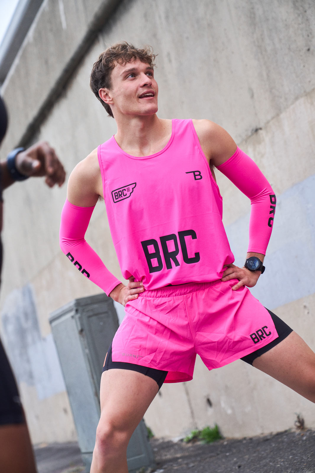 SprintRacer Men's 2-in-1 Pro Shorts - Electric Pink