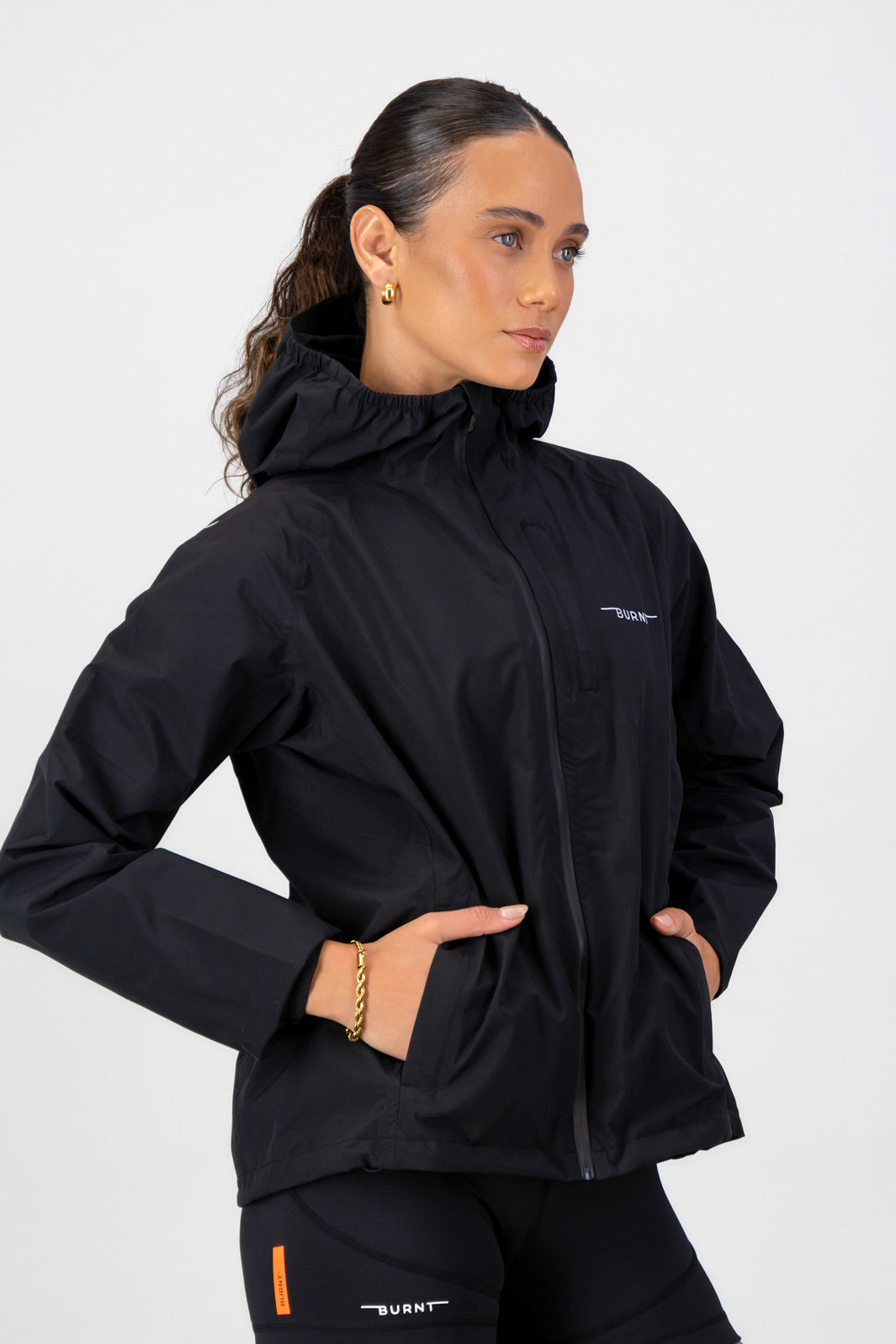 Essential Women's Waterproof Jacket - Black