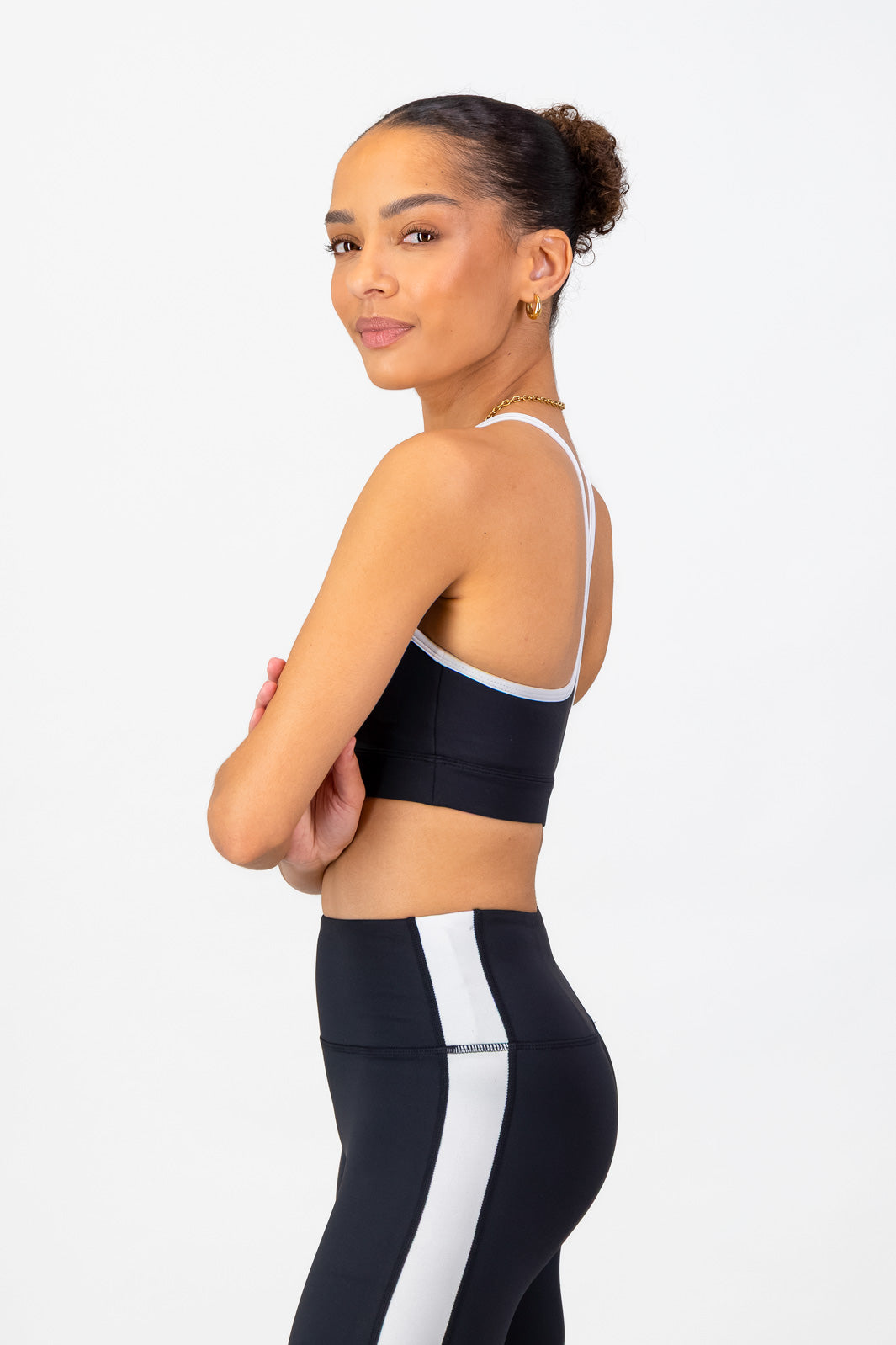 Lua Sports Bra - Black & White