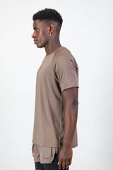 Fundamental Active Tee - Brown