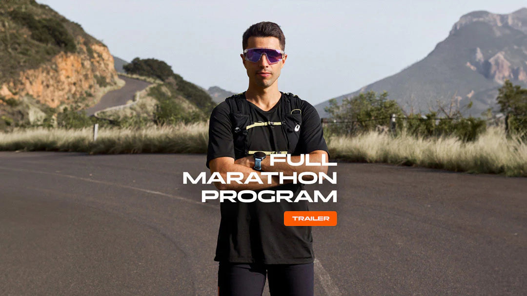 YouTube trailer cover image of Nic Acampora for Burnt Fit’s 'Run Your Best 42km' Advanced Marathon Program. Learn who it's for and what you'll gain.
