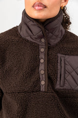 Sherpa Pull Over - Cocoa