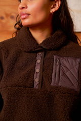 Sherpa Pull Over - Cocoa