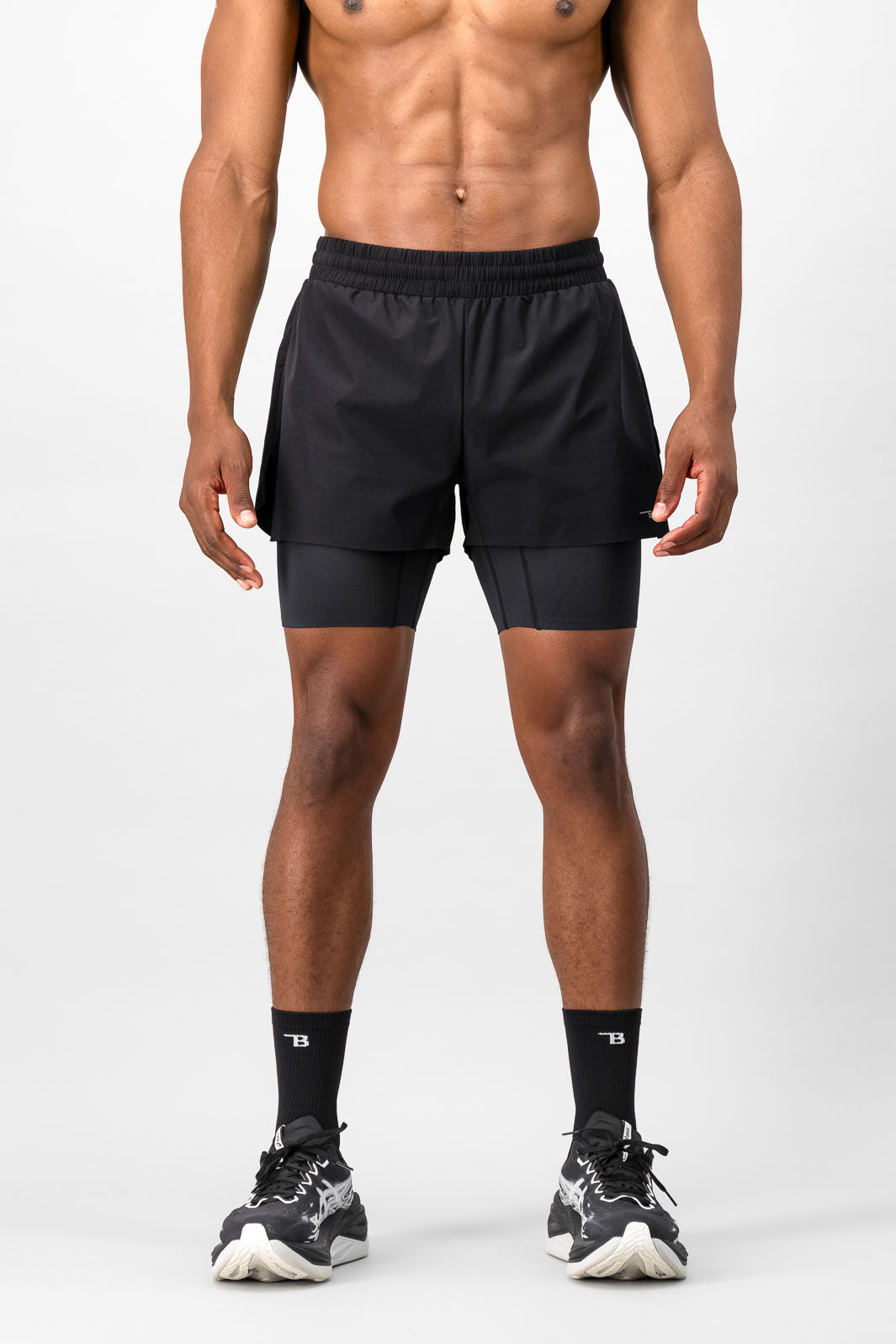 Forge 2-in-1 Shorts - Black