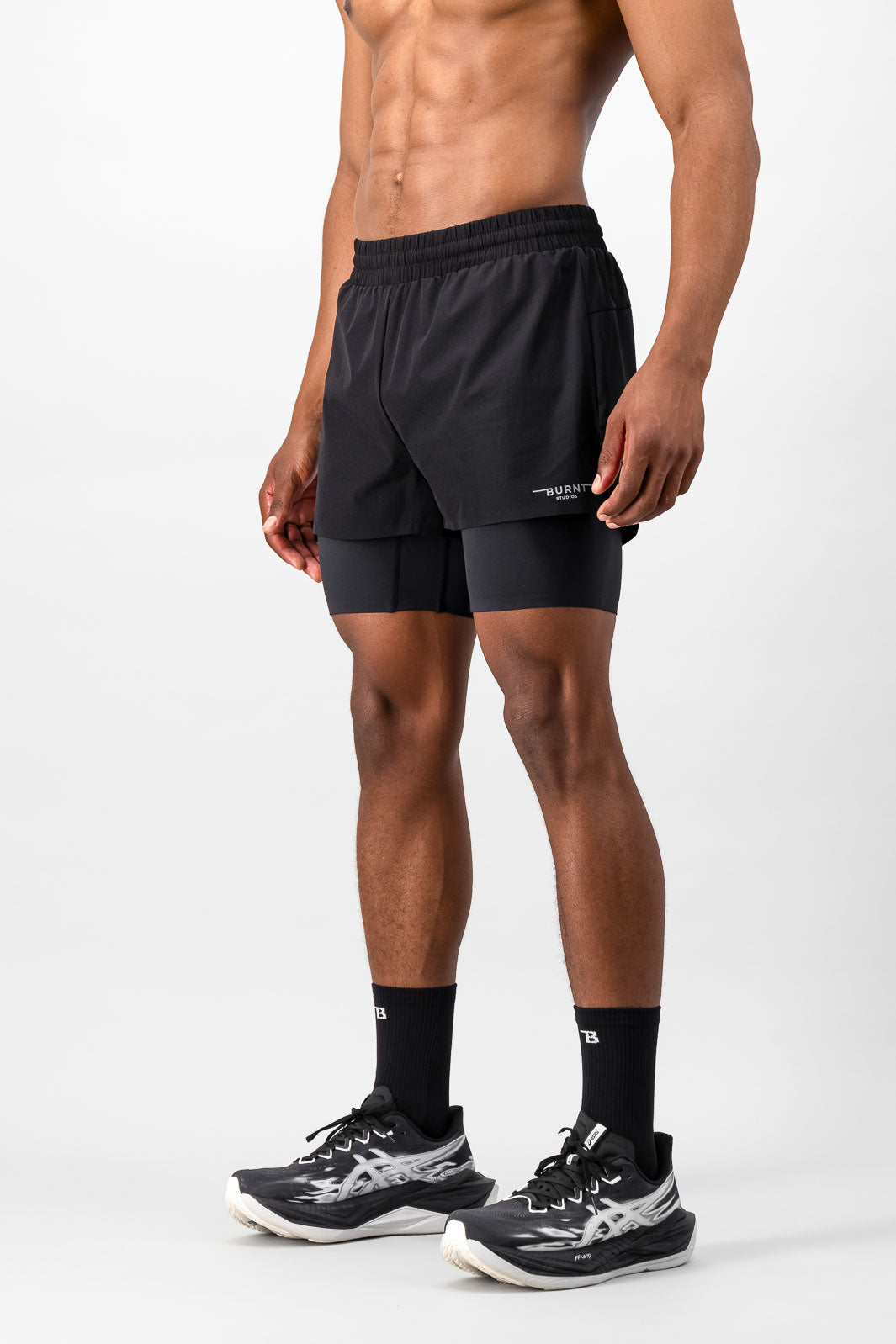 Forge 2-in-1 Shorts - Black
