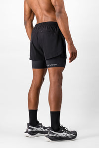 Forge 2-in-1 Shorts - Black