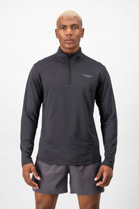 Carbon 1/4 Zip - Black