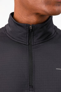 Carbon 1/4 Zip - Black