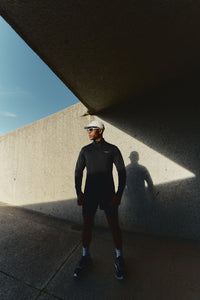 Carbon 1/4 Zip - Black