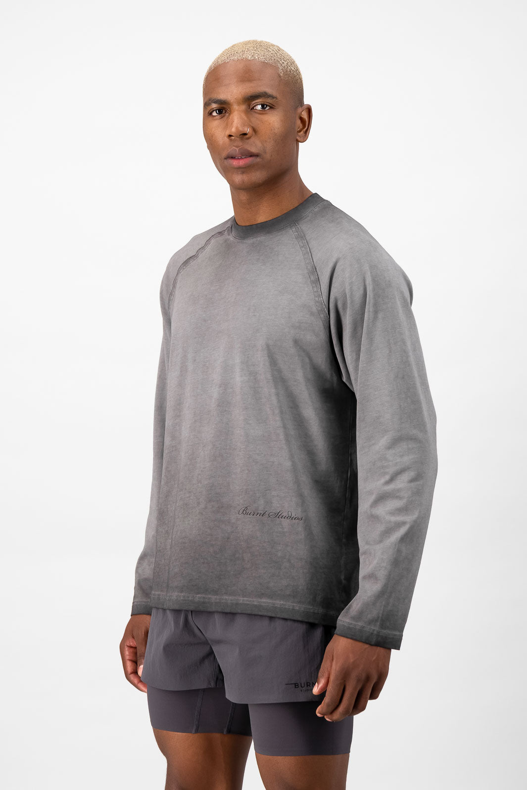 Cotton Long Sleeve  - Graphite