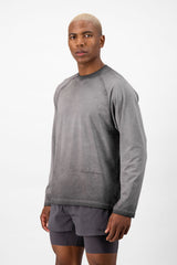 Cotton Long Sleeve  - Graphite