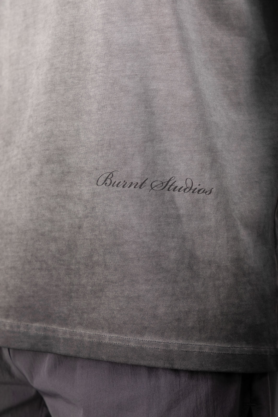 Cotton Long Sleeve  - Graphite