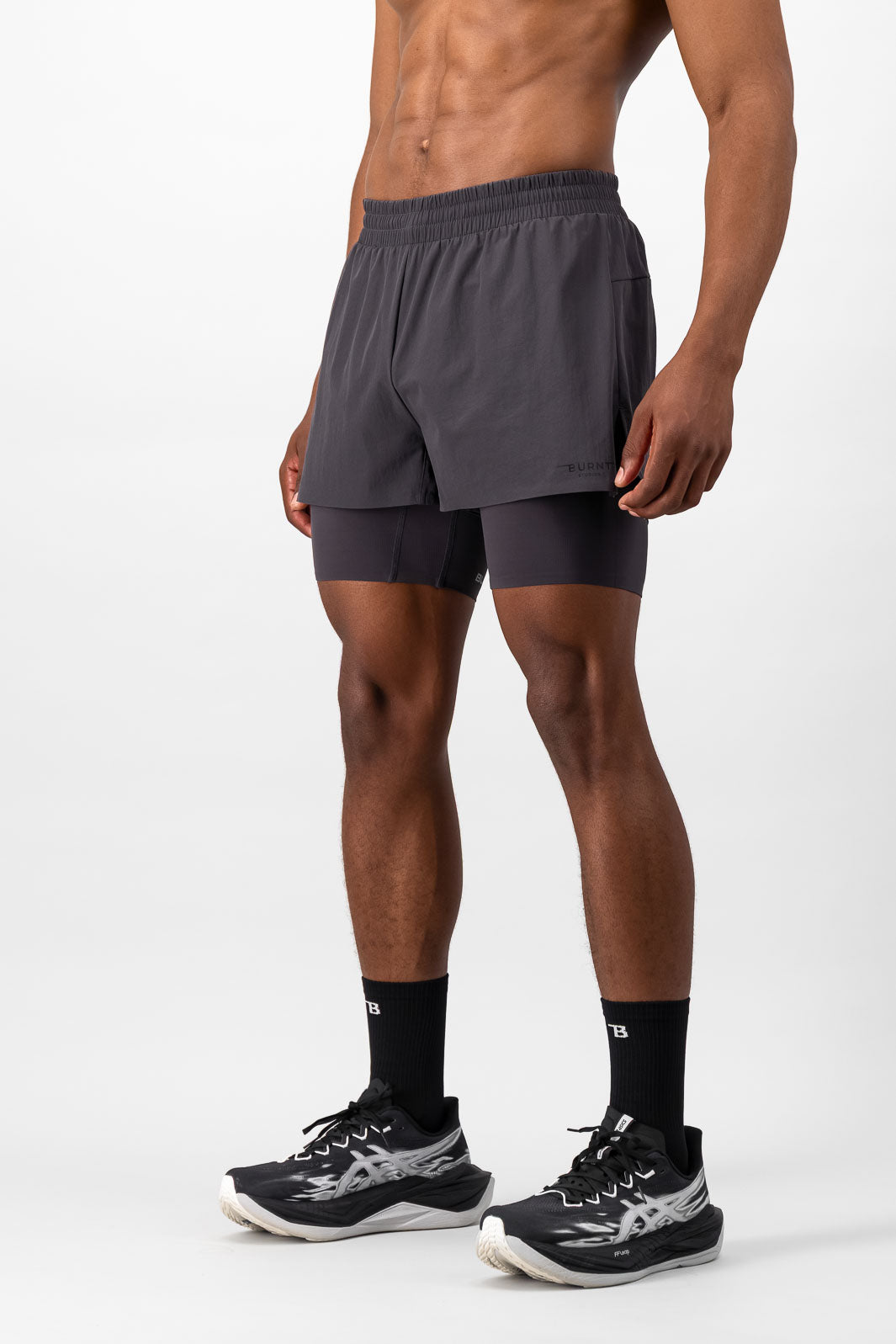 Forge 2-in-1 Shorts - Graphite