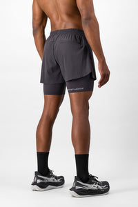 Forge 2-in-1 Shorts - Graphite