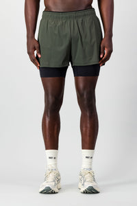 Energy 2-in- 1 Short - Forest Green