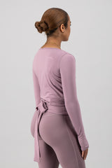 Mirage Wrap Top - Mauve