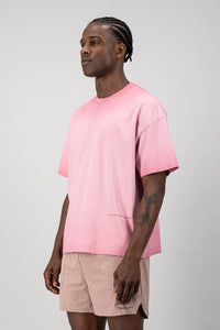 Faded Boxed Tee - Clay
